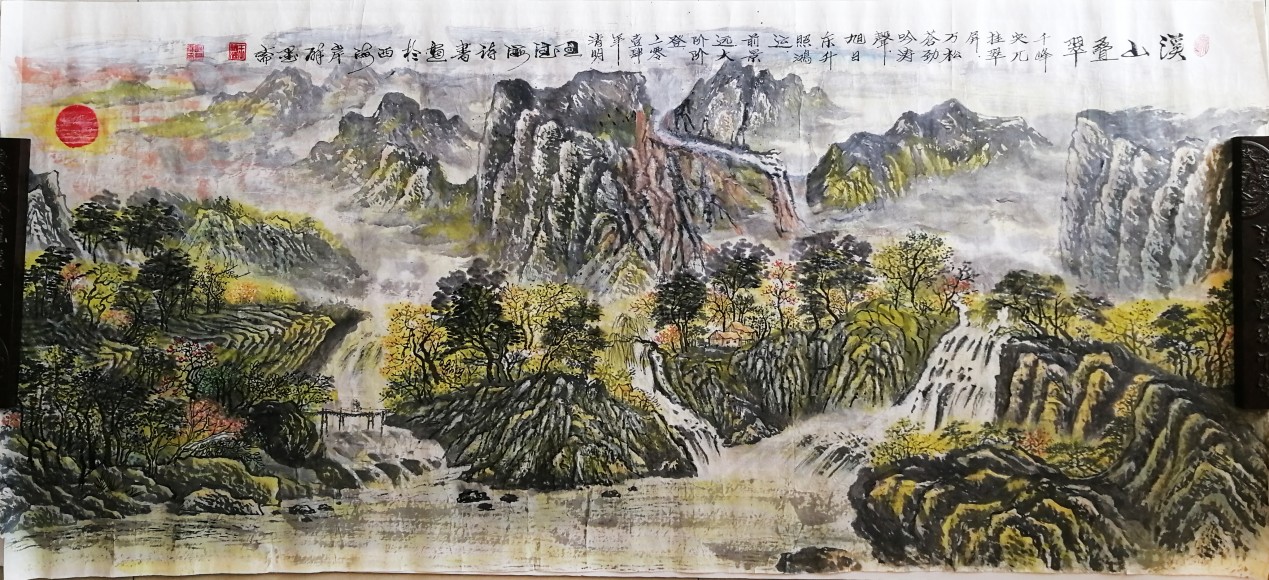H00044 溪山叠翠