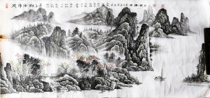 天净沙·湖山冬